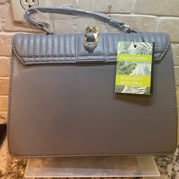 Badgley Mischka Grey Crossbody - Picture 5 of 11